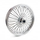 Fat Spoke 48 - 3,5x23 - Chrome - Front - Dobbel Skive thumbnail