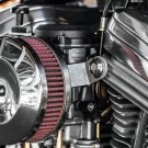 Lowbrow Radius Veihusvetilasjonsbolter - Chrome - TC/M8 99-24 thumbnail