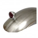 Bates Baklys m/Led - Chrome/Rød thumbnail