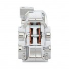 Arlen Ness 4 Stemplet Kalipper - Chrome - BT/XL 08-22 thumbnail