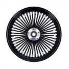 Fat Spoke 48 - 3,5x16 - Svart/Svart - Front - Singel Skive thumbnail