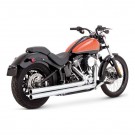 V&H Big Shots Long PCX - Chrome - Softail 12-17 thumbnail