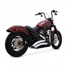 V&H Big Radius 2-2 PCX - Chrome - Softail 18-24 thumbnail