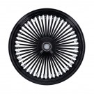 Fat Spoke 48 - 3,5x16 - Svart/Svart - Front - Singel Skive thumbnail