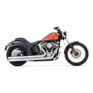 V&H Big Shots Long PCX - Chrome - Softail 12-17 thumbnail