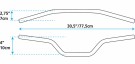 ZCP Dirt Track Styre - m/Dimpler - Chrome thumbnail