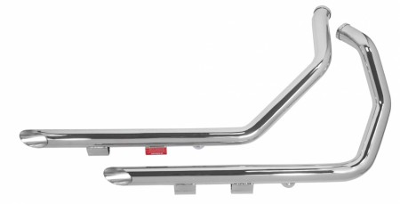 Drag Pipes - Slash Cut - Chrome - XL 04-13