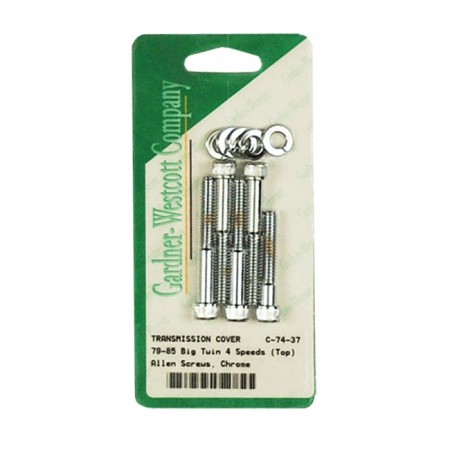 Girkasse Toppdeksel Skruesett - Chrome - BT 79-86