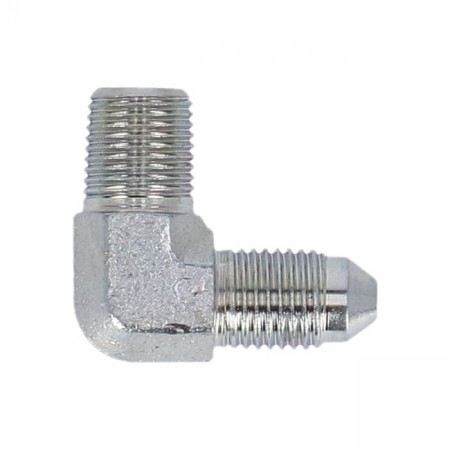 Nippel - 3/8 / Npt 90 Grader - Chrome