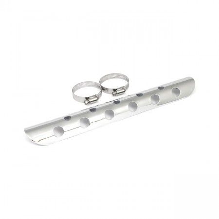 Hullboret Varmeskjold - Chrome - 14