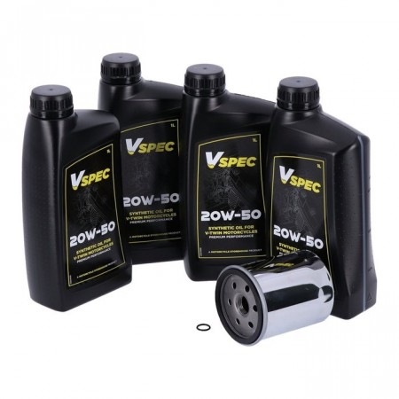 Motor Syntetisk Servicesett - Chrome - FL 80-98