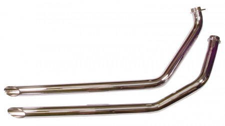 Drag Pipes - Slash Cut - Chrome - BT 71/84