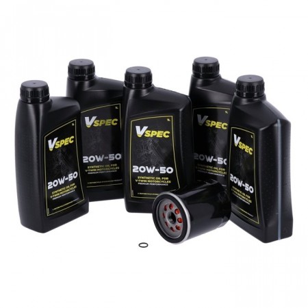 Motor Syntetisk Servicesett - Svart - ST M8 18-25