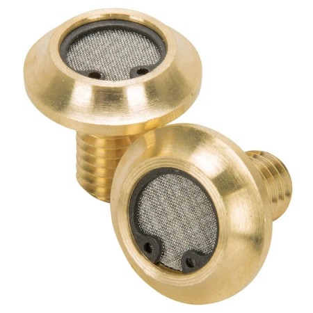 Lowbrow Radius Veihusvetilasjonsbolter - Messing - TC/M8 99-24