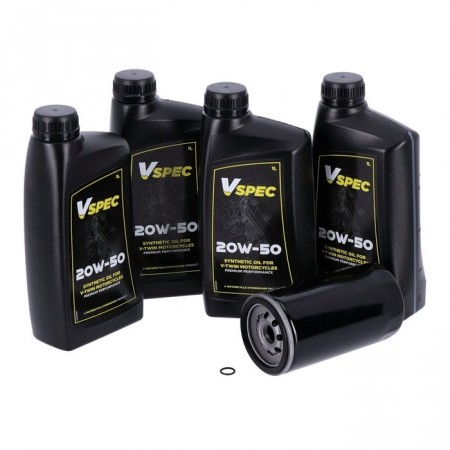 Motor Basic Syntetisk Servicesett - Svart - DY 91-98