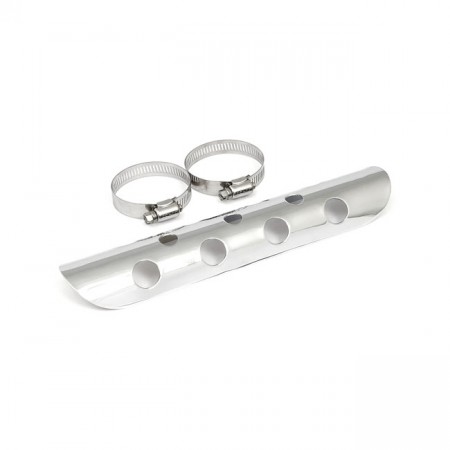 Hullboret Varmeskjold - Chrome - 10