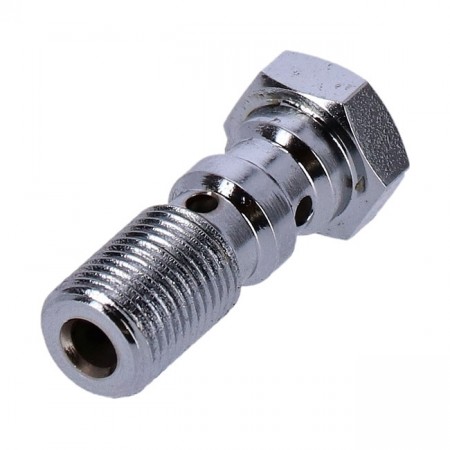 Dobbel Banjobolt - Chrome - 7/16-UNF